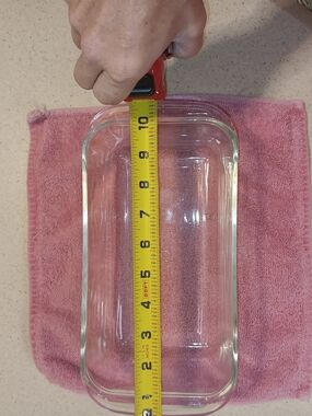 Pyrex Clear Glass Rectangular Baking Dish LOAF PAN